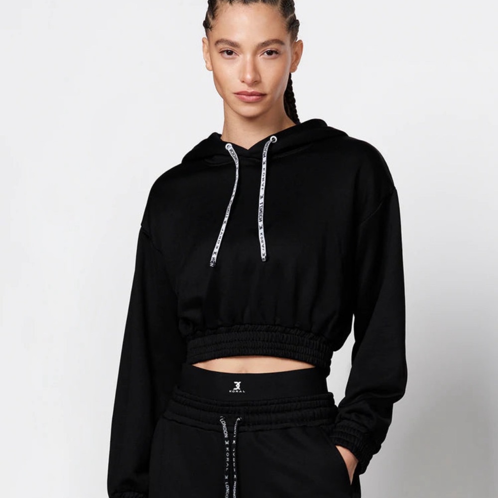 Koral x David Koma Zelda Valo Hoodie Black size S